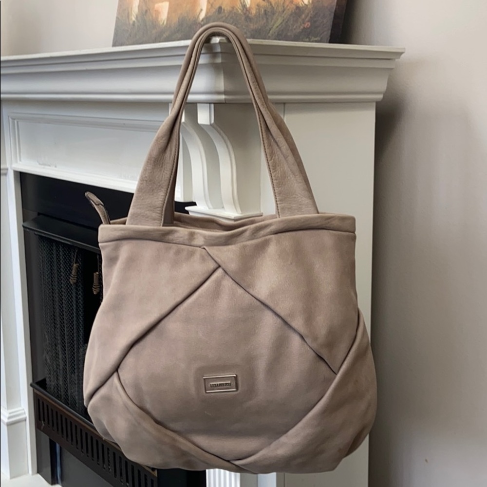 Coccinelle Leather Mashroom Handbag Large